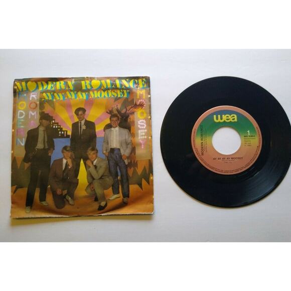Modern Romance Ay Ay Ay Ay Moosey 7" Vinyl Record Synth-Pop 1981 Netherlands - Picture 1 of 3